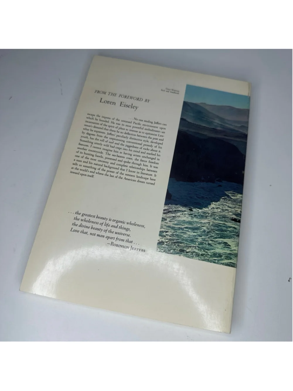 No Man Apart Photographs of the Big Sur Coast w Lines from Robinson Jeffers Book